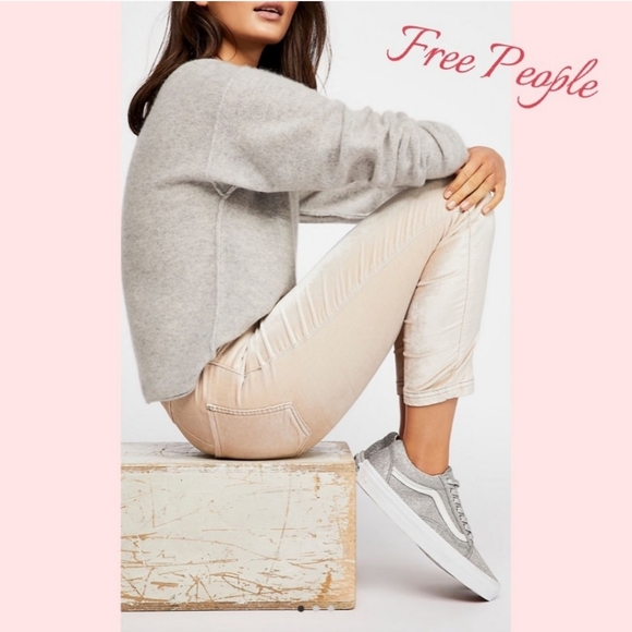 Free People Sweet Jane Velvet Skinny Jeans Pants - Picture 2 of 9